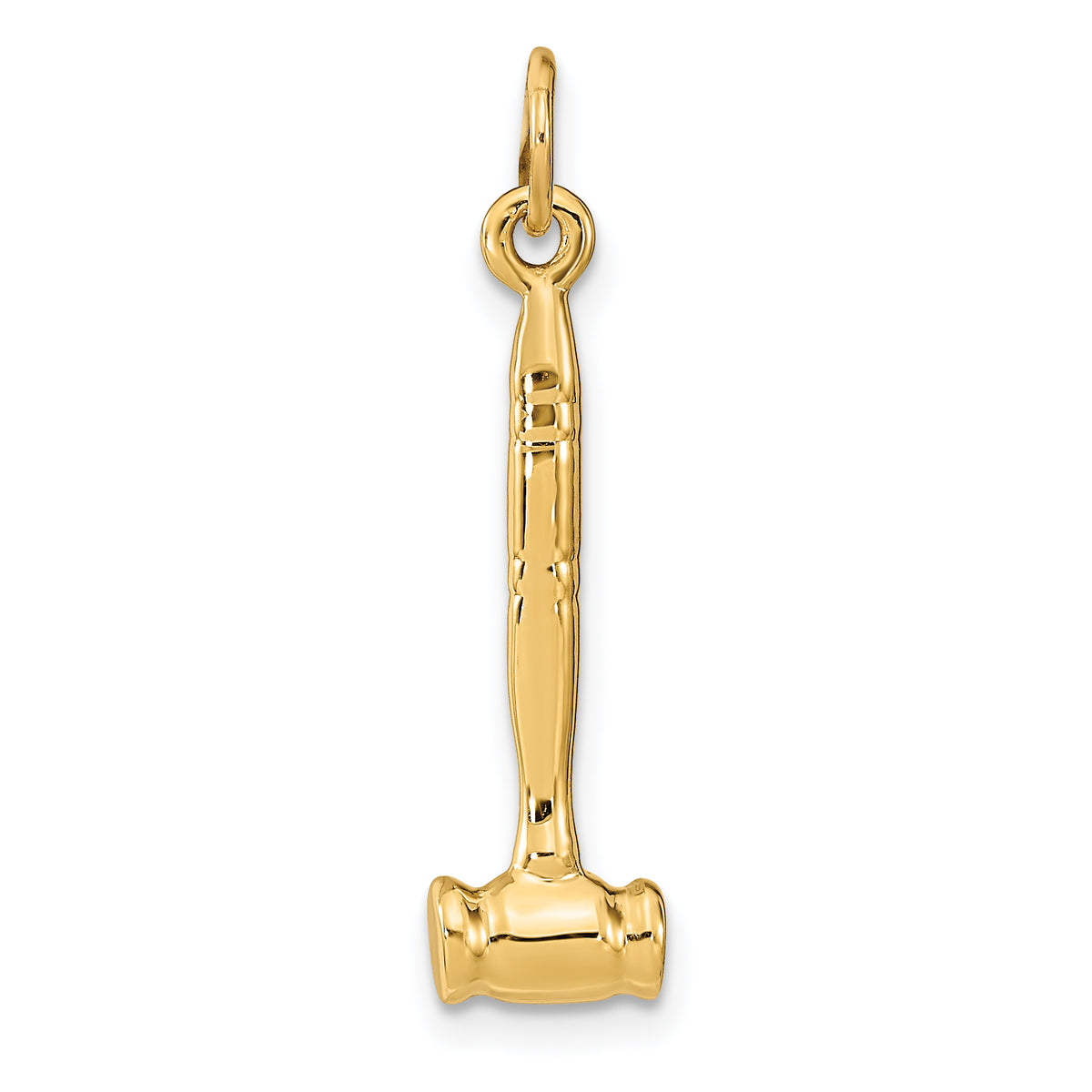 14k 3-D Gavel Charm