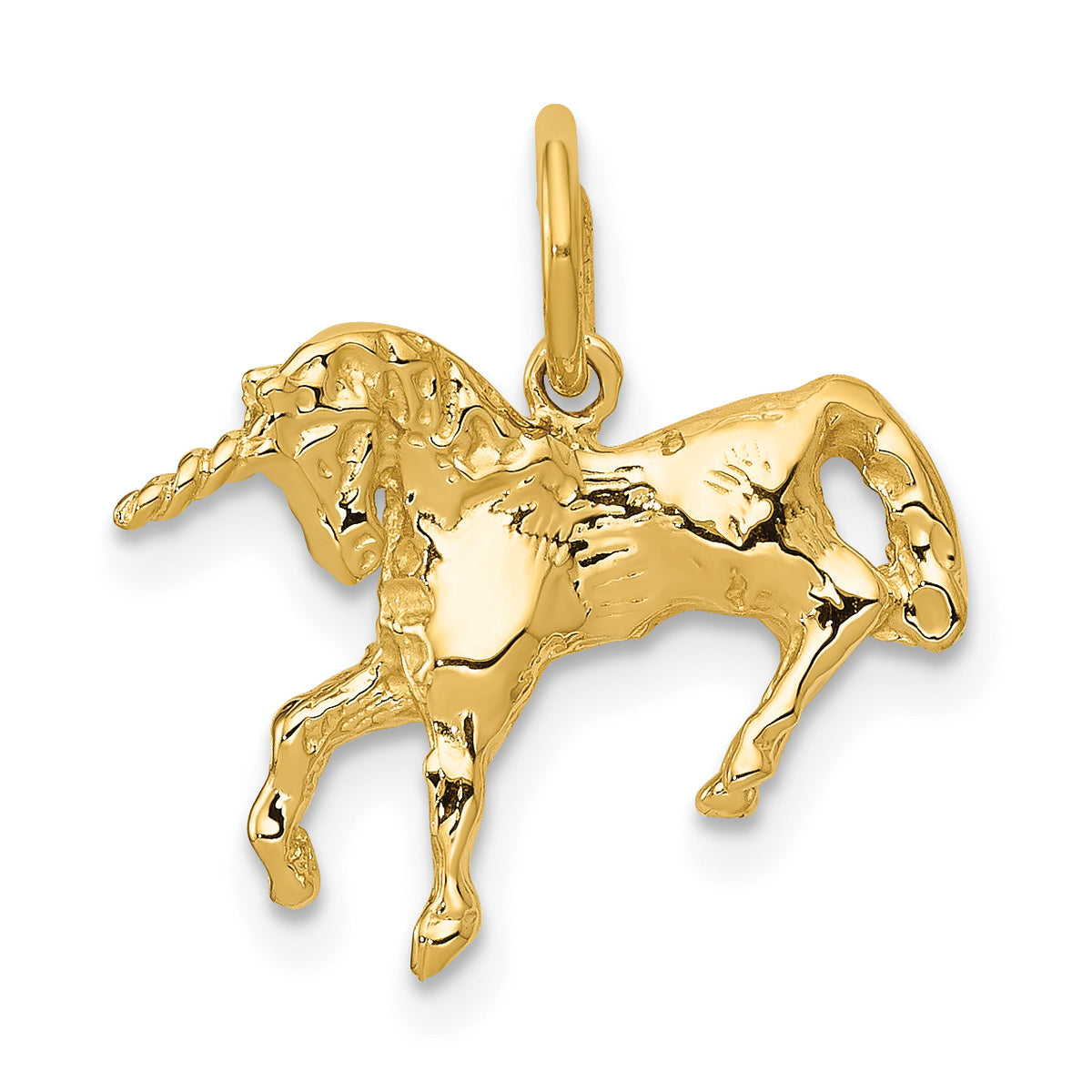 14k Unicorn Charm