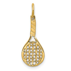 14k Racquet Charm