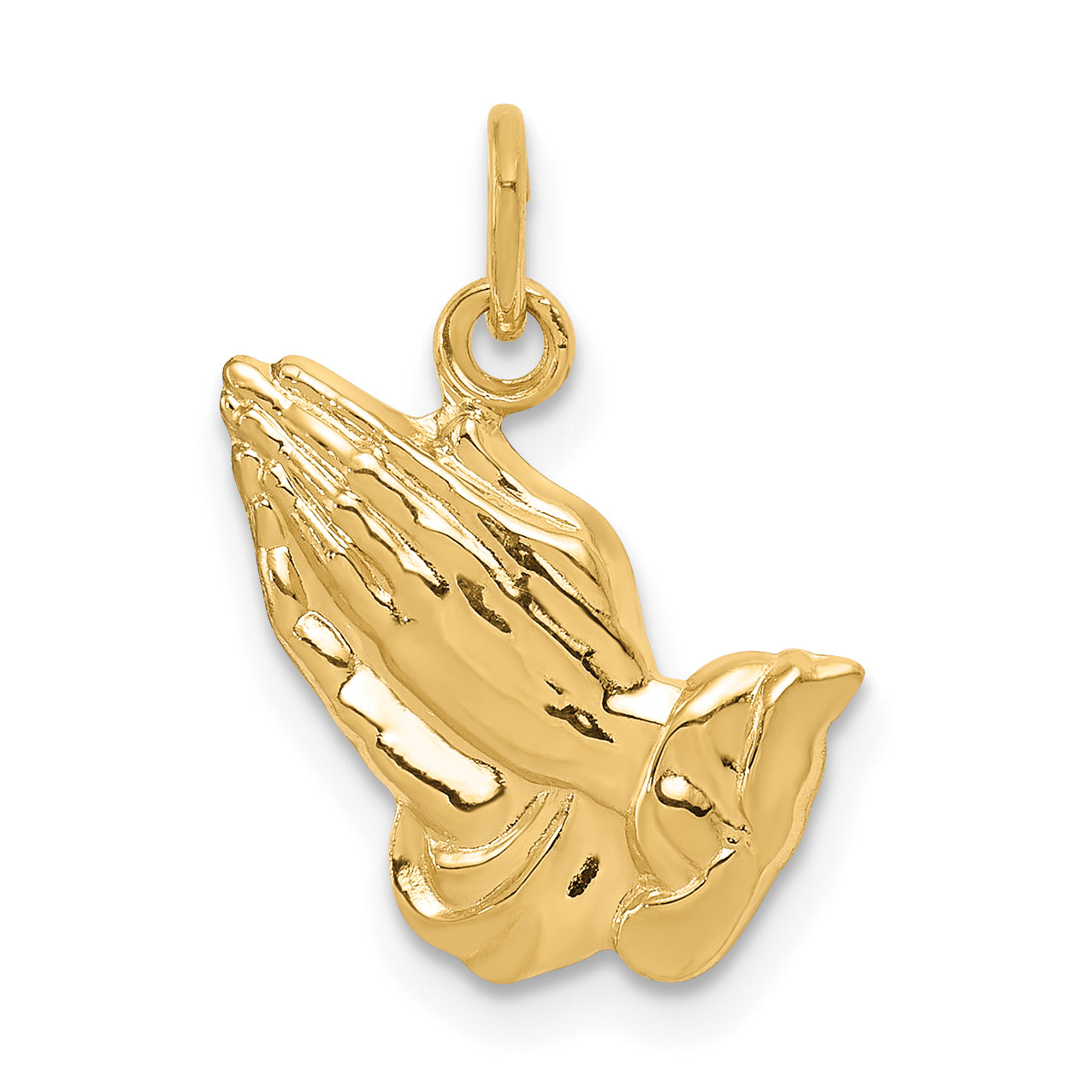 14k Praying Hands Charm