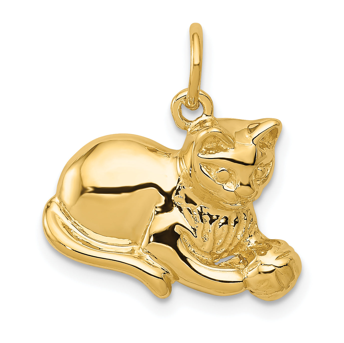 14k Cat Charm