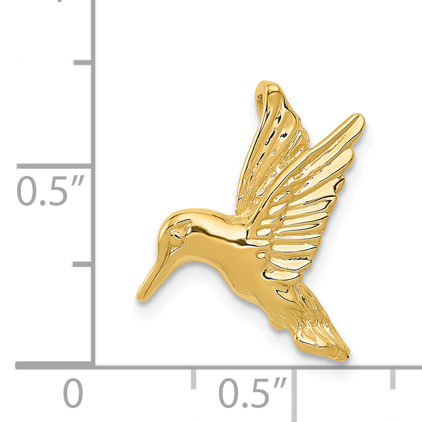 14k Hummingbird Chain Slide