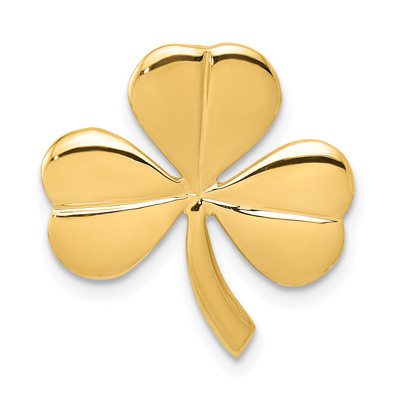 14k Shamrock Chain Slide