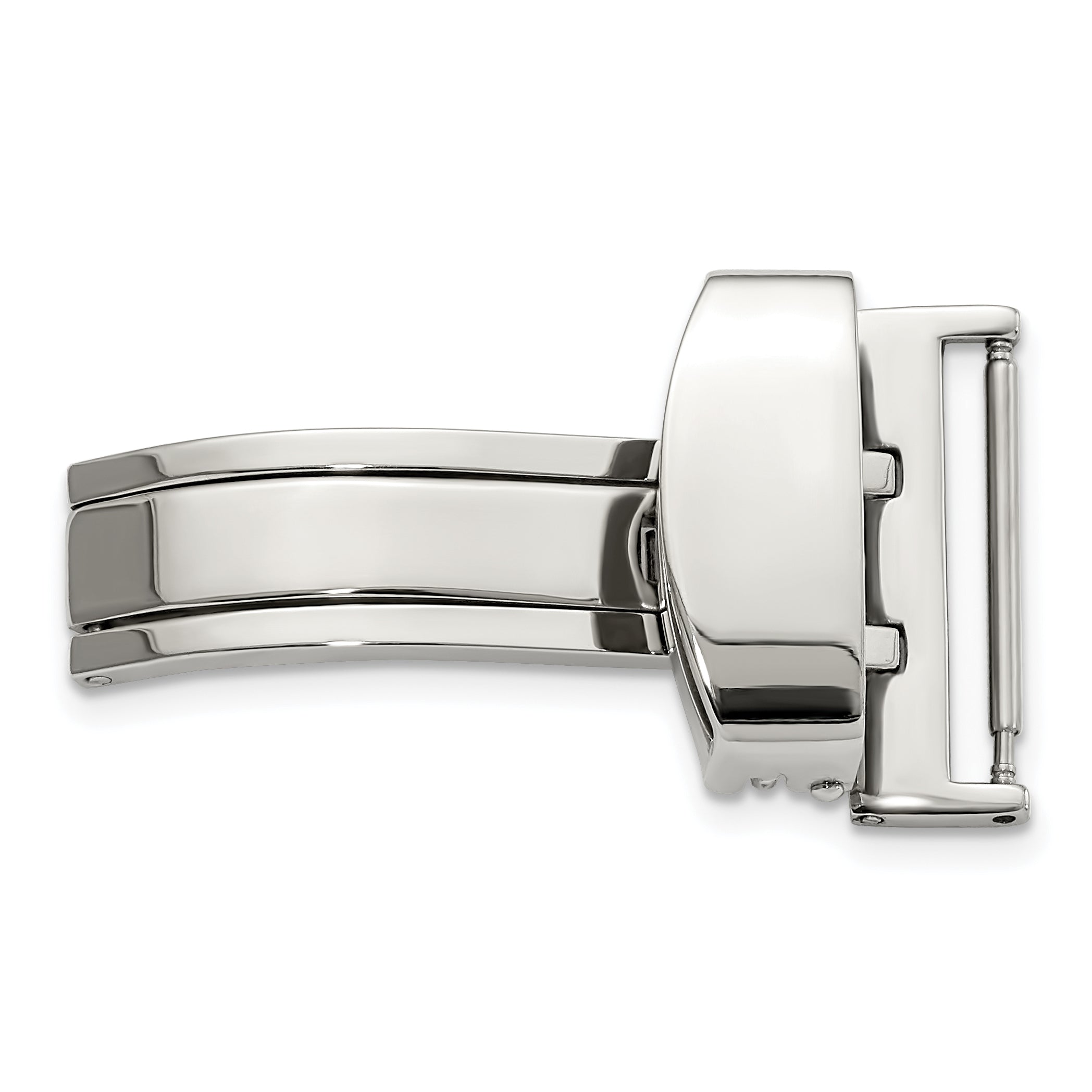 20mm Silver-tone Deployment Buckle