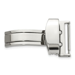 20mm Silver-tone Deployment Buckle