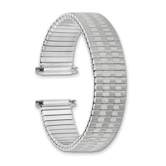 12-16mm Ladies Satin and Polished Stainless Steel Thin-Flexo Expansion Link 5.75 inch Watch Band