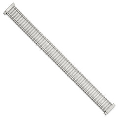 11-15mm Ladies Sanded and Polished Stainless Steel Thin-Flexo Expansion Link 6 inch Watch Band