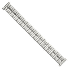 16-20mm Mens Sanded and Polished Stainless Steel De-Flexo Expansion Link 6.75 inch Watch Band