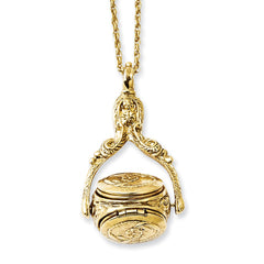 Gold-tone 3 Locket 30in Necklace