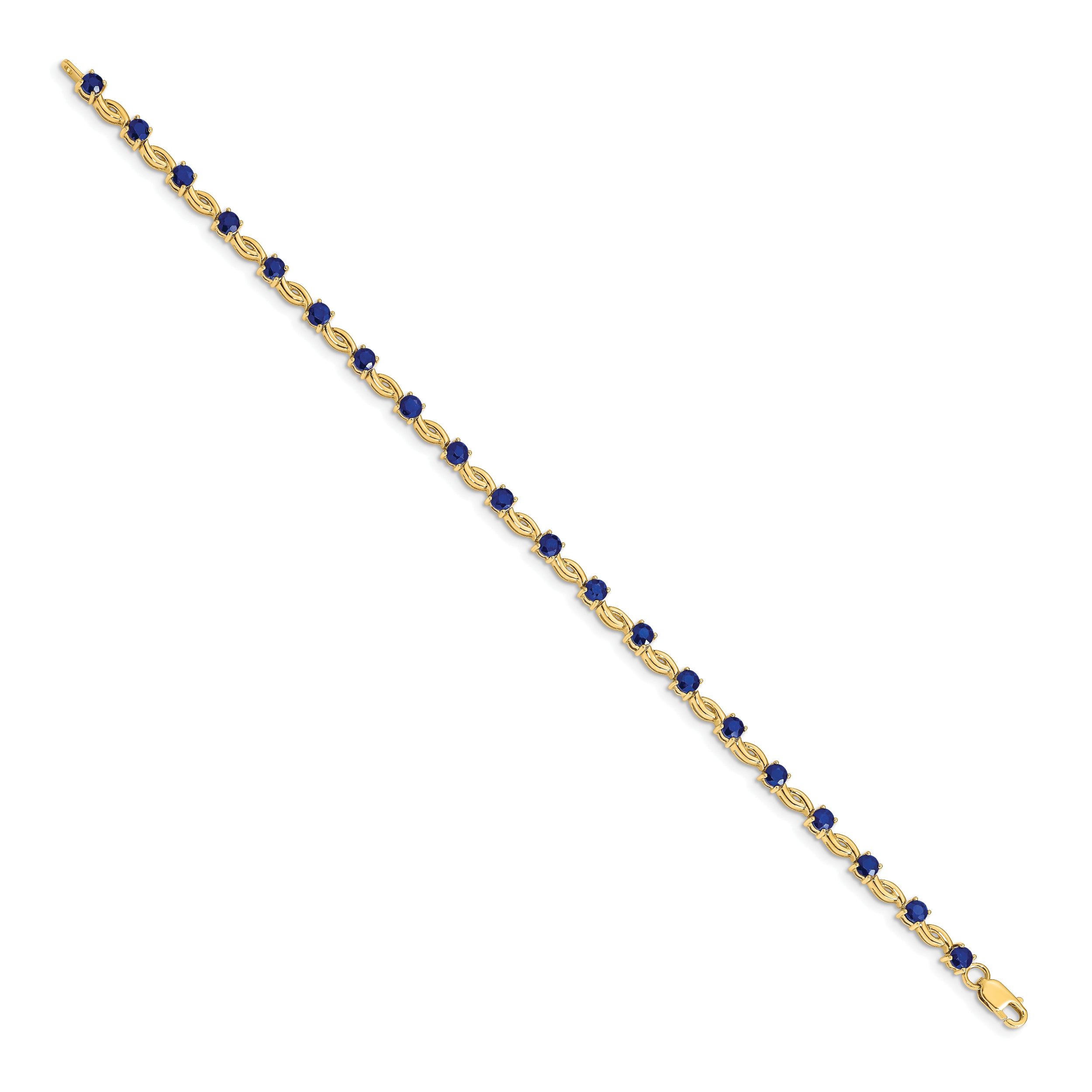 14k Sapphire Bracelet