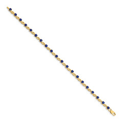 14k Sapphire Bracelet