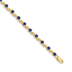 14k Sapphire Bracelet