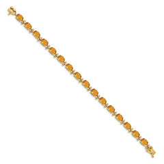 14k Citrine Bracelet