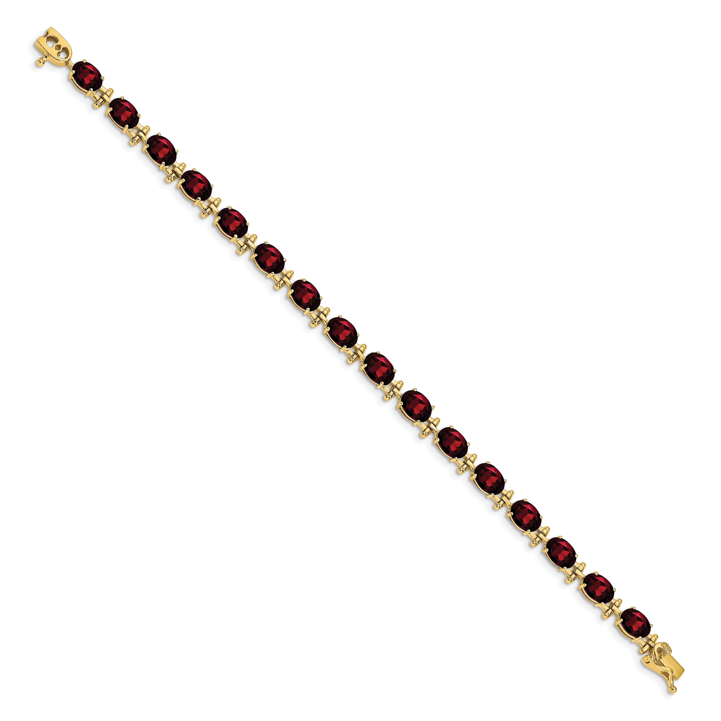 14k Garnet Bracelet