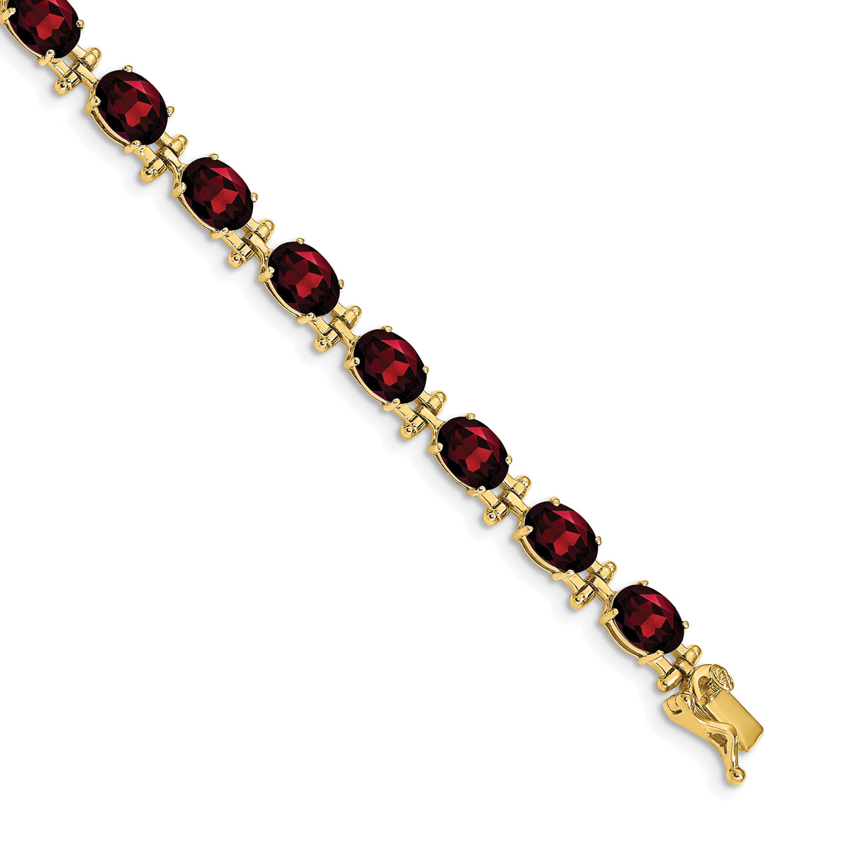 14k Garnet Bracelet