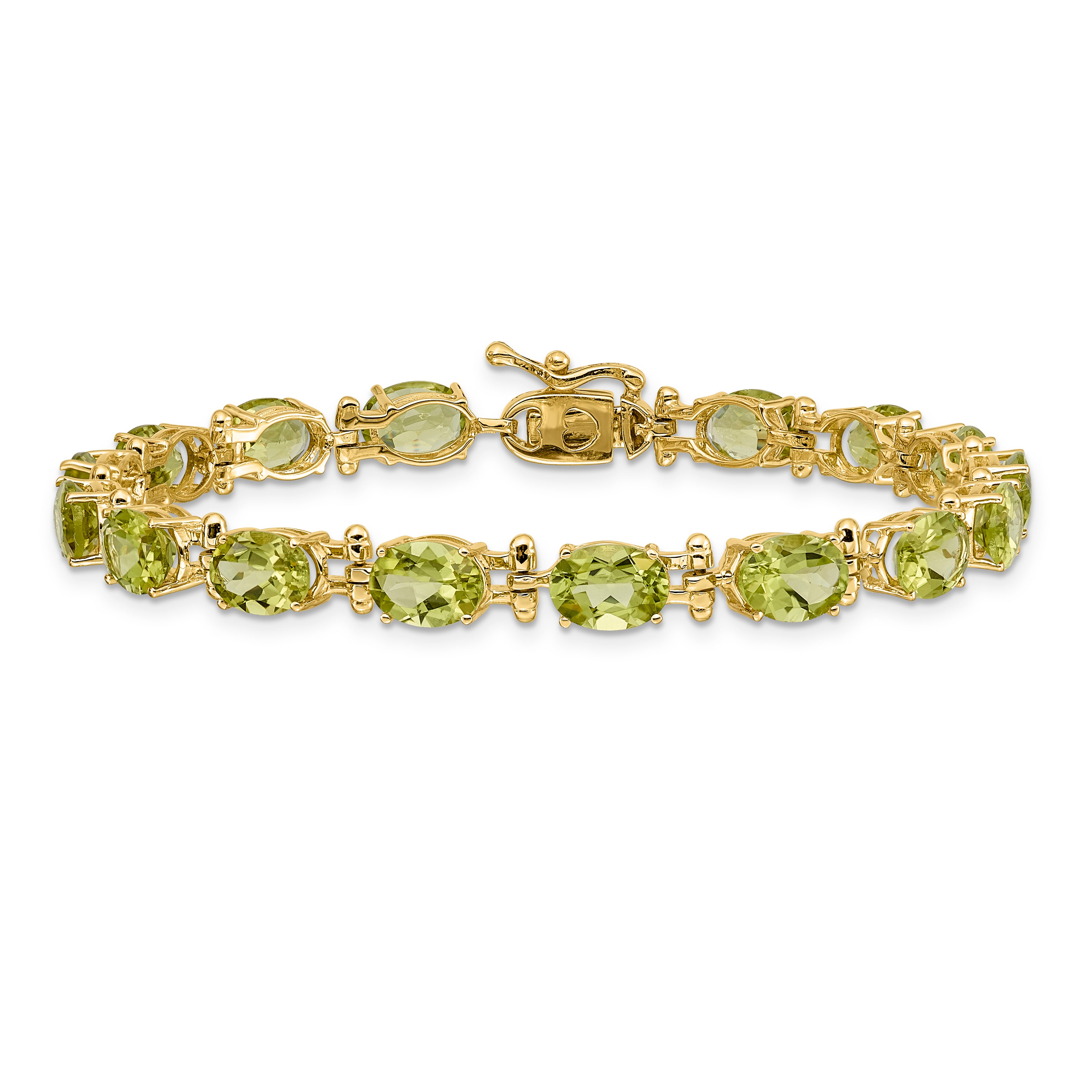 14k Peridot Bracelet