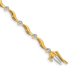 14k Diamond Bracelet