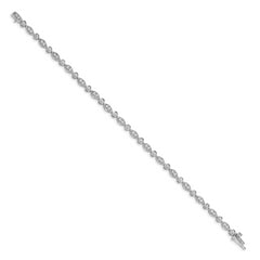 14k White Gold Diamond Bracelet