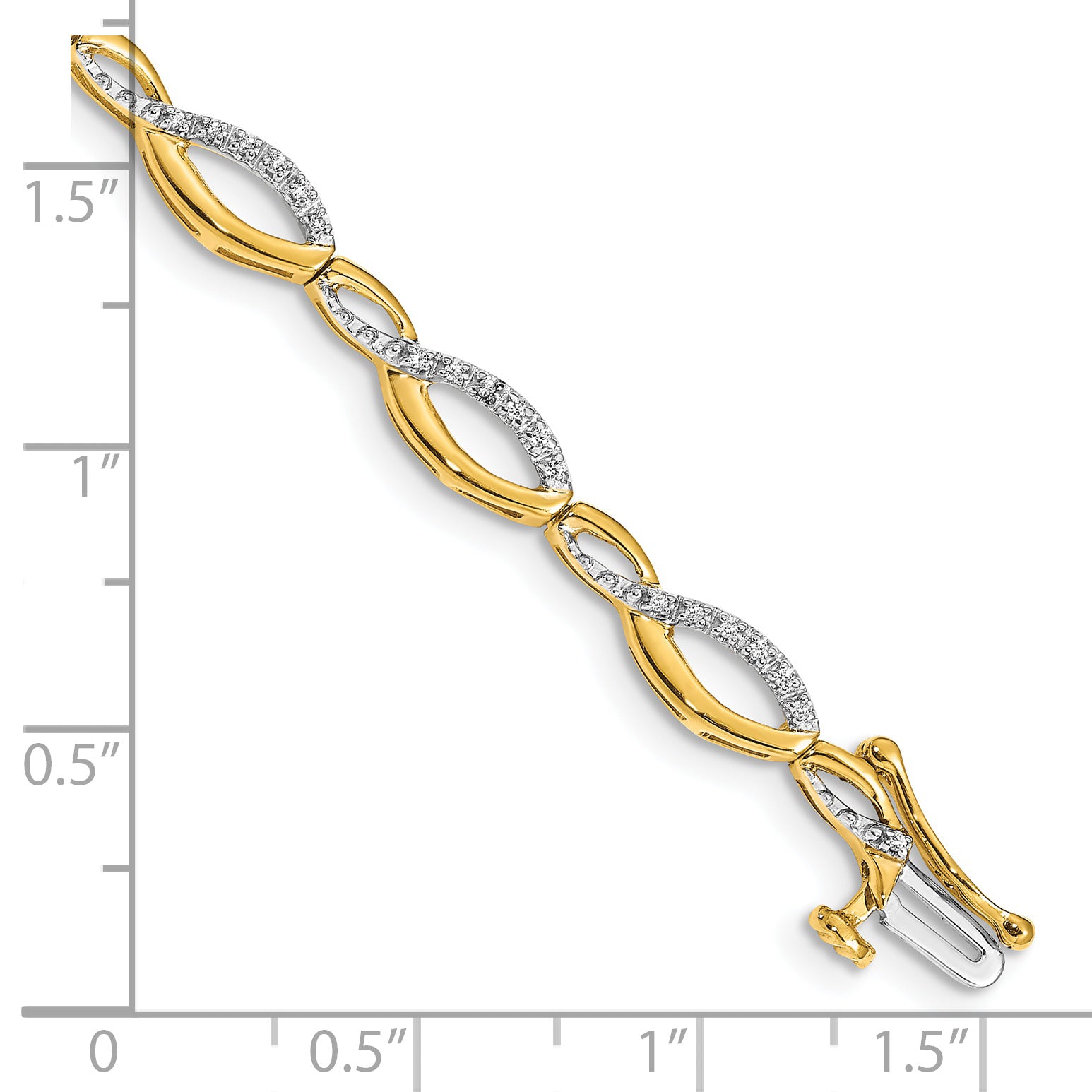 14k Diamond Bracelet