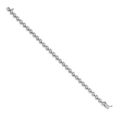 14k White Gold Diamond Bracelet