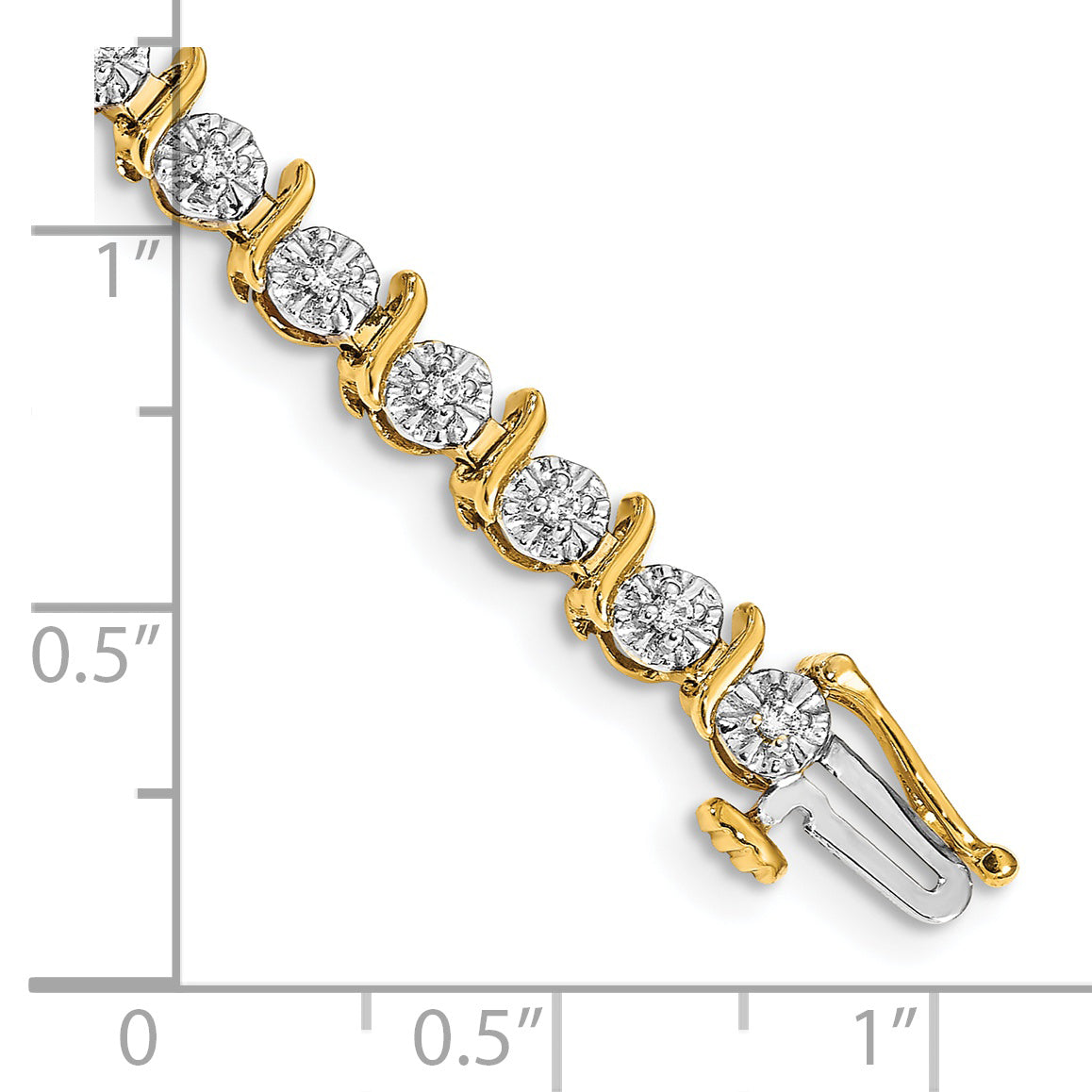 14k Diamond Bracelet