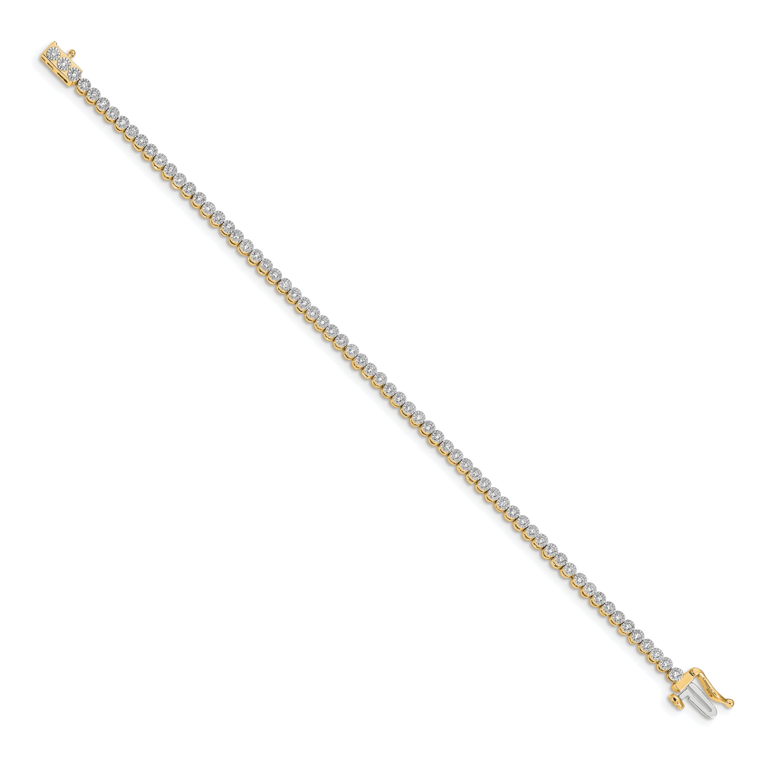 14k Diamond Tennis Bracelet