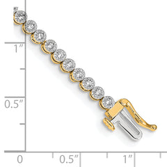 14k Diamond Tennis Bracelet