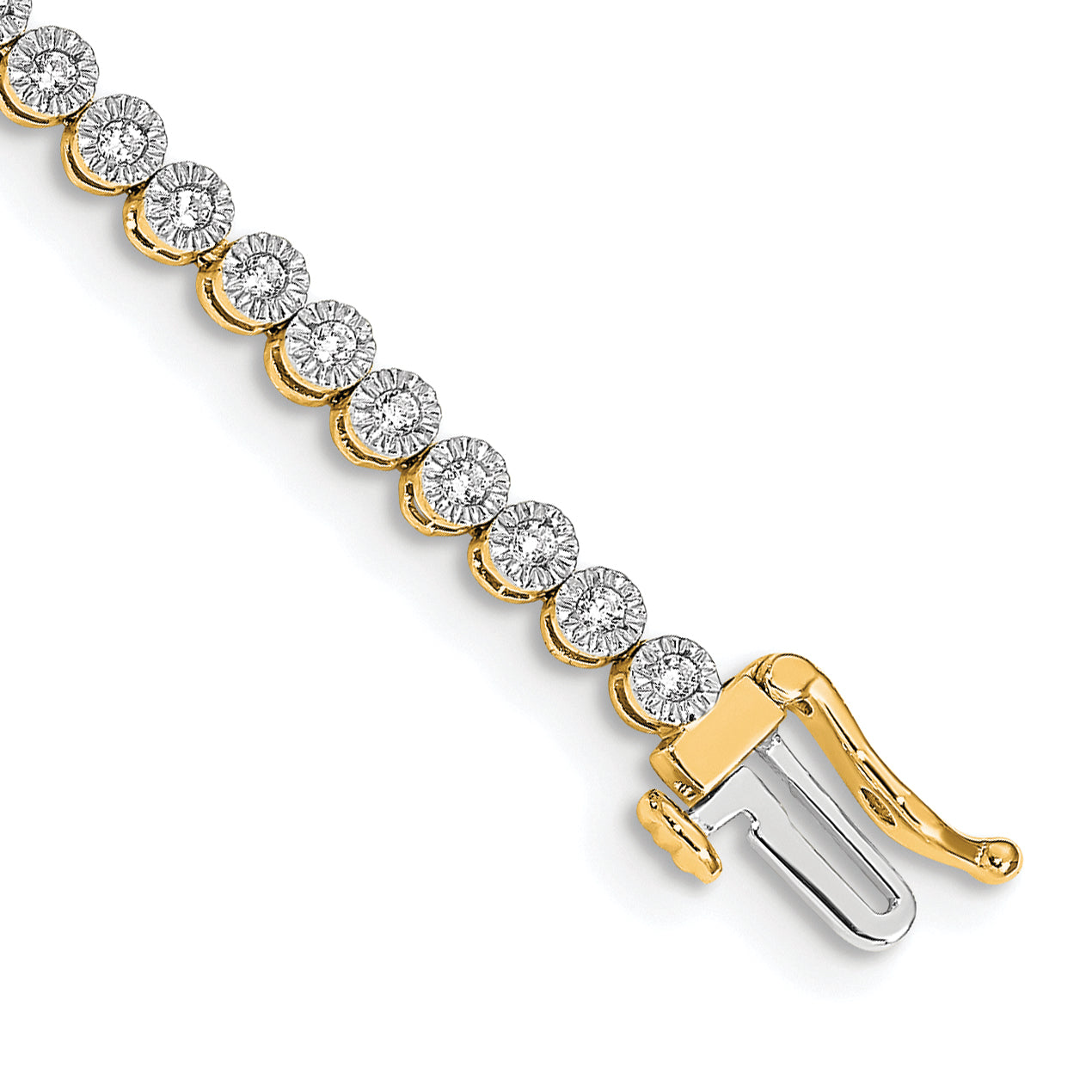 14k Diamond Tennis Bracelet