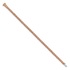 14k Rose Gold Diamond Bracelet