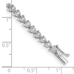 14k White Gold Diamond Bracelet