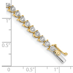 14k Diamond Bracelet