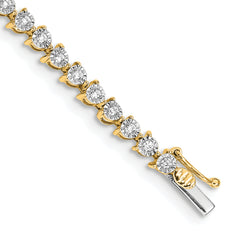 14k Diamond Bracelet