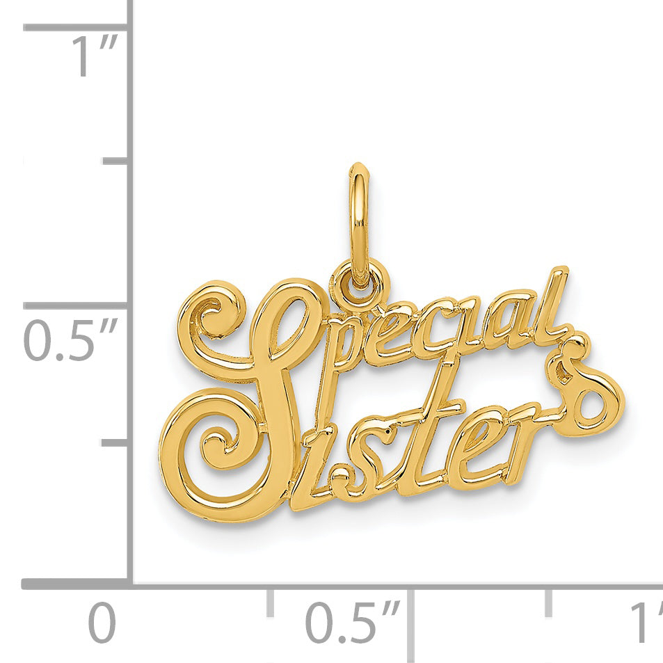 14k SPECIAL SISTER Charm