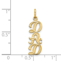 14k DAD Charm