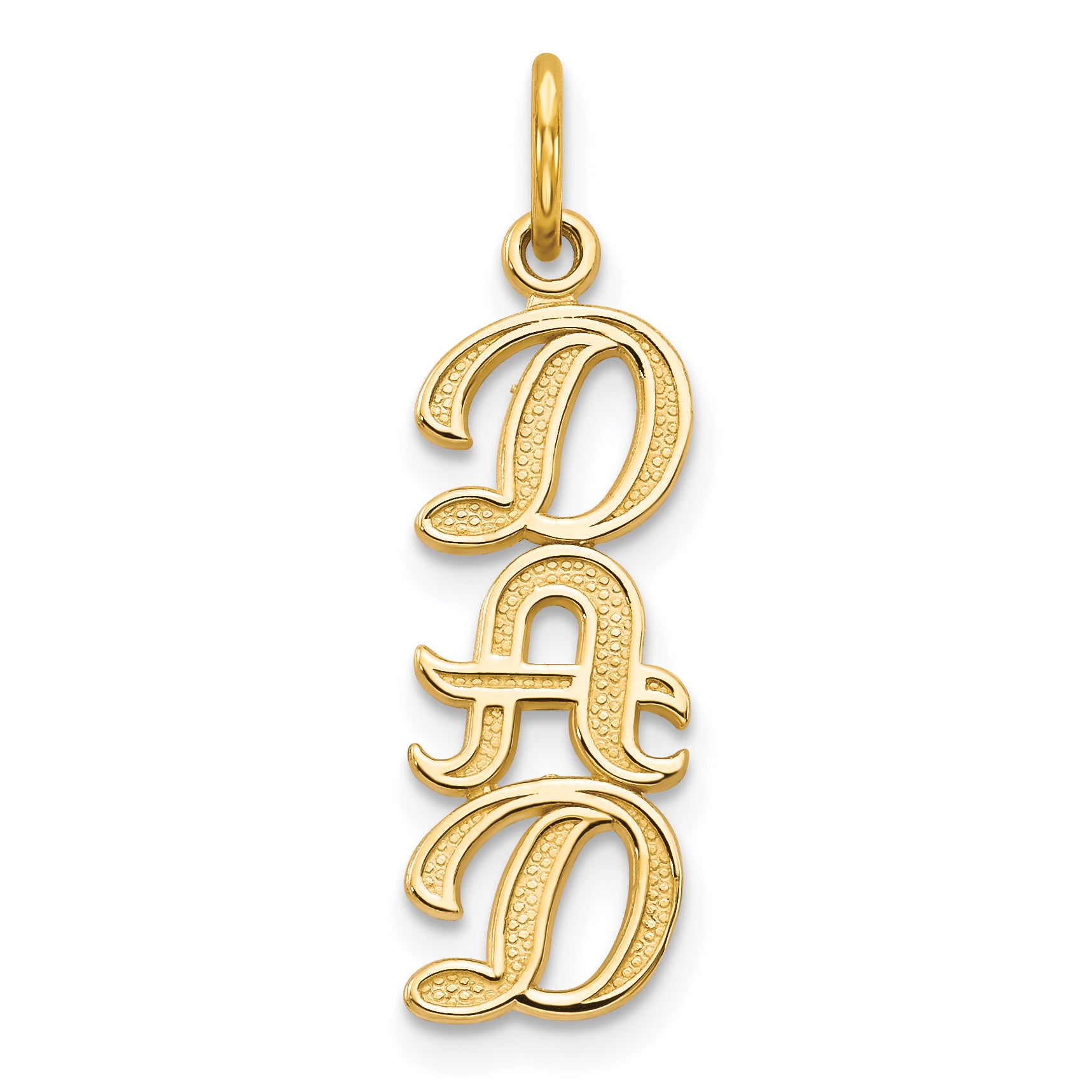 14k DAD Charm