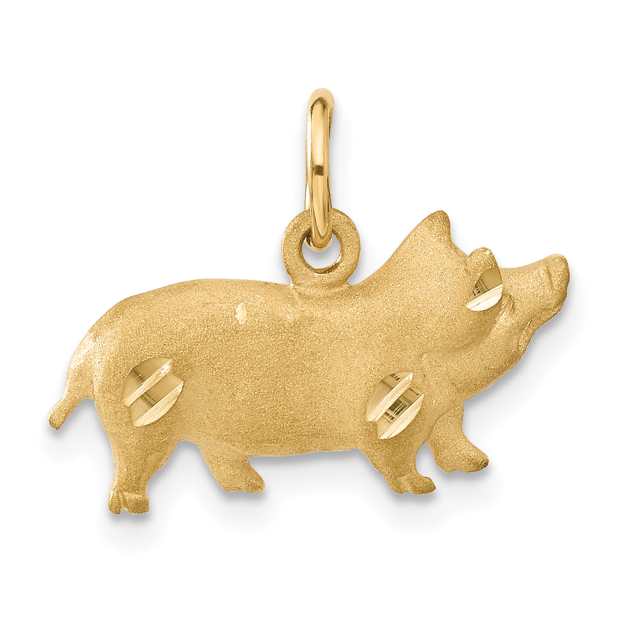 14k Pig Charm