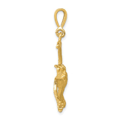 14k Monkey Charm