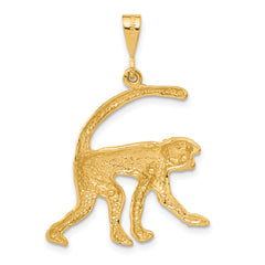 14k Monkey Charm