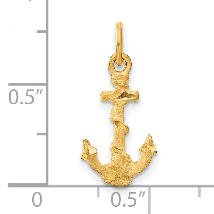 14k Anchor Charm