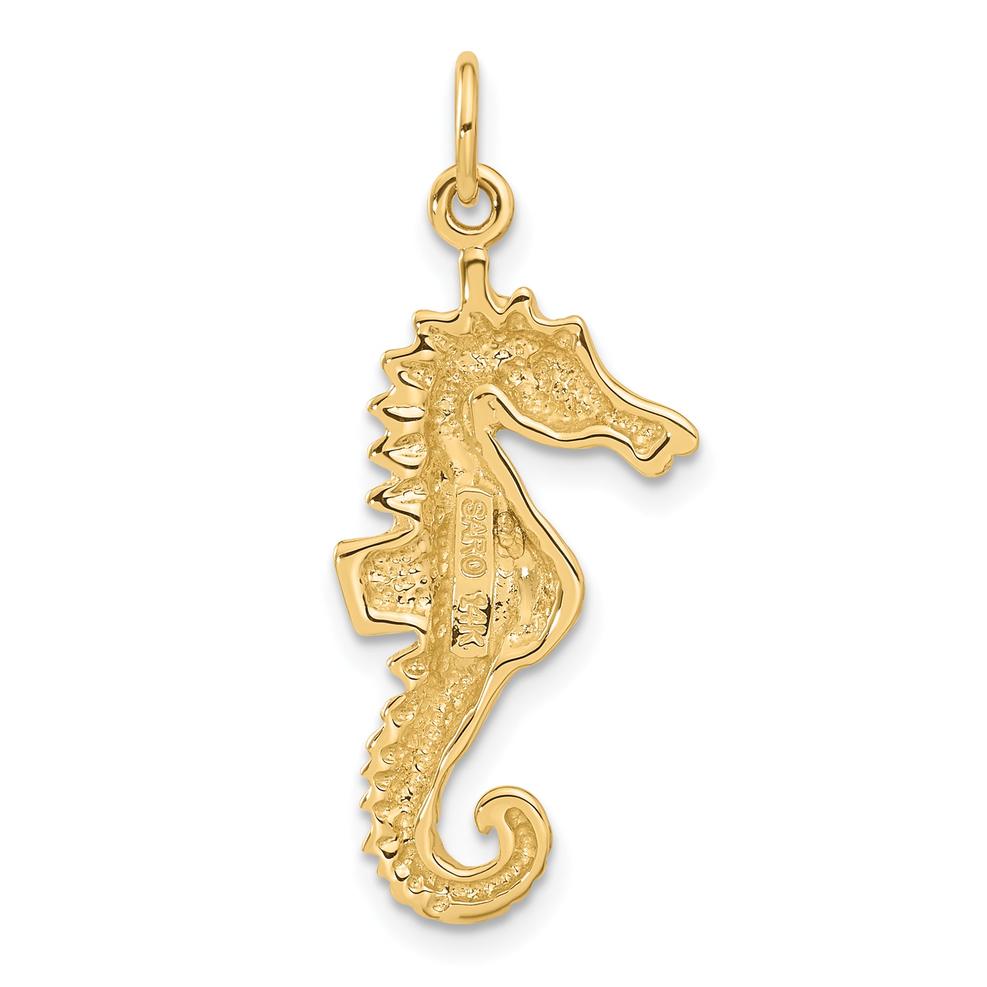 14k Seahorse Charm