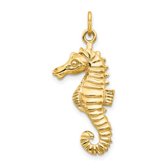 14k Seahorse Charm