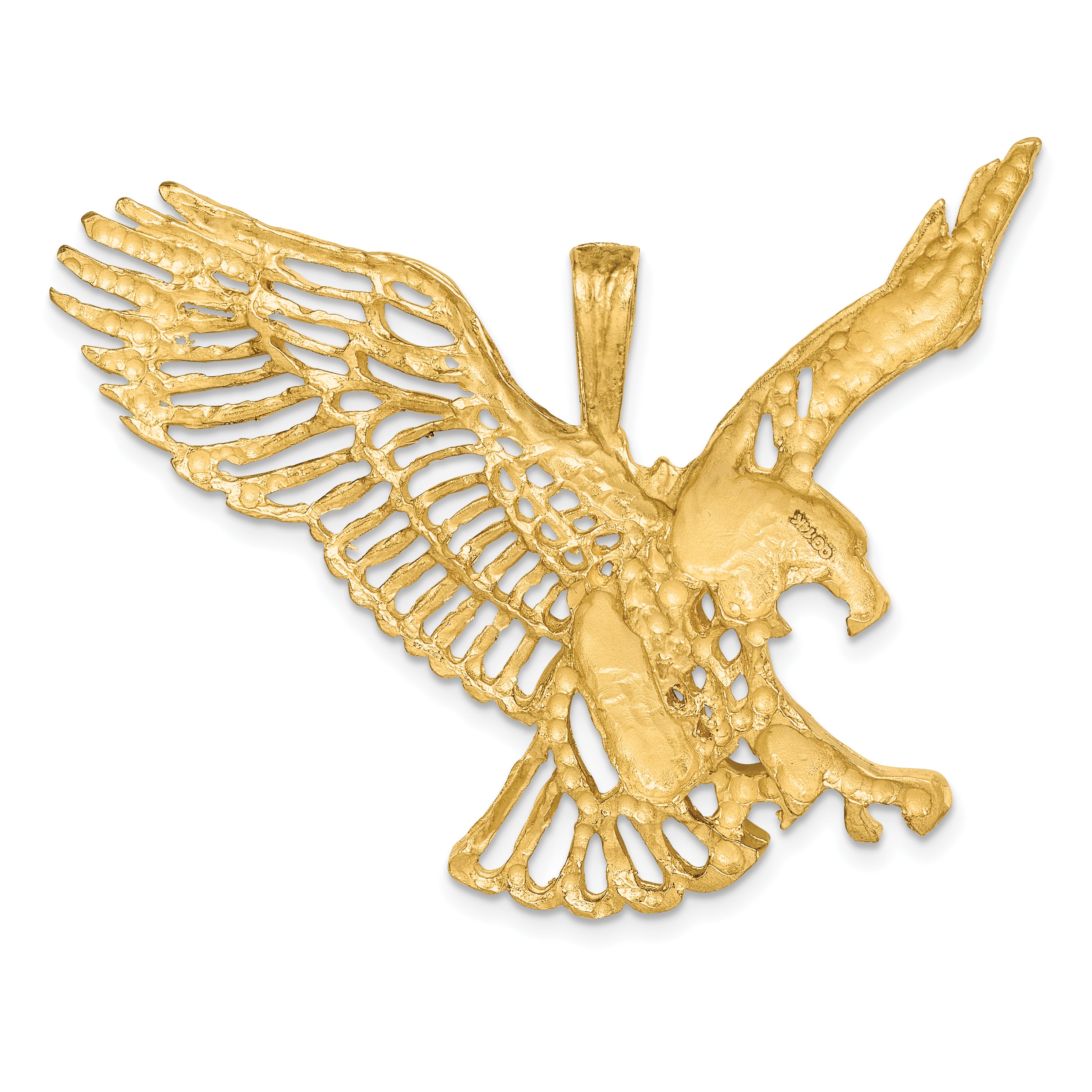 14k Large Eagle Charm