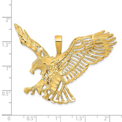 14k Large Eagle Charm