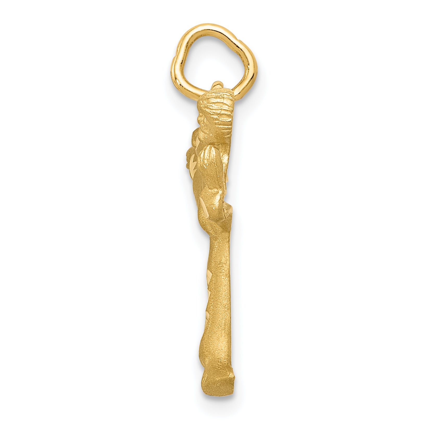 14k Male Karate Charm