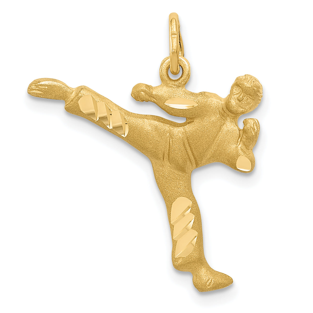 14k Male Karate Charm