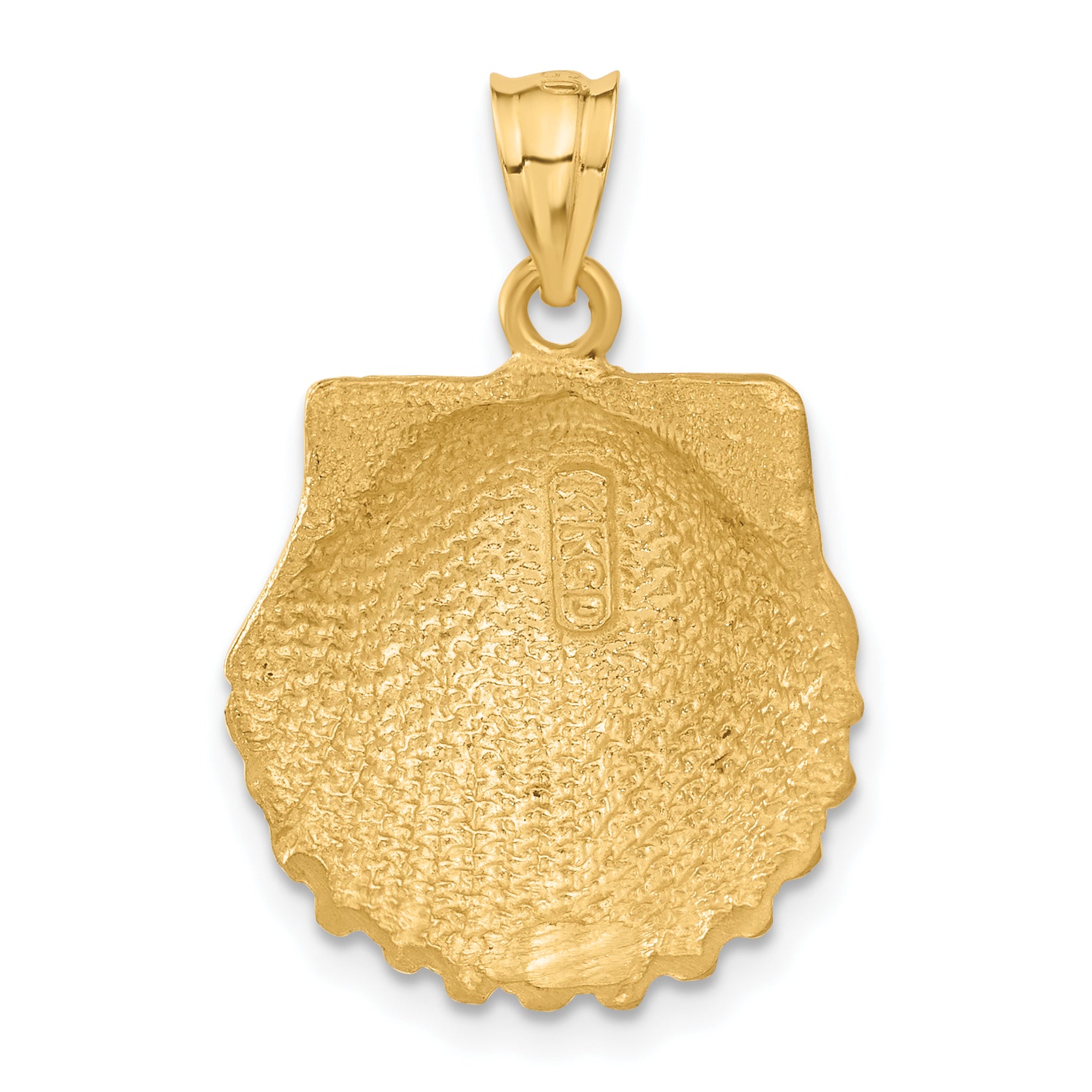 14k d/c Seashell Pendant