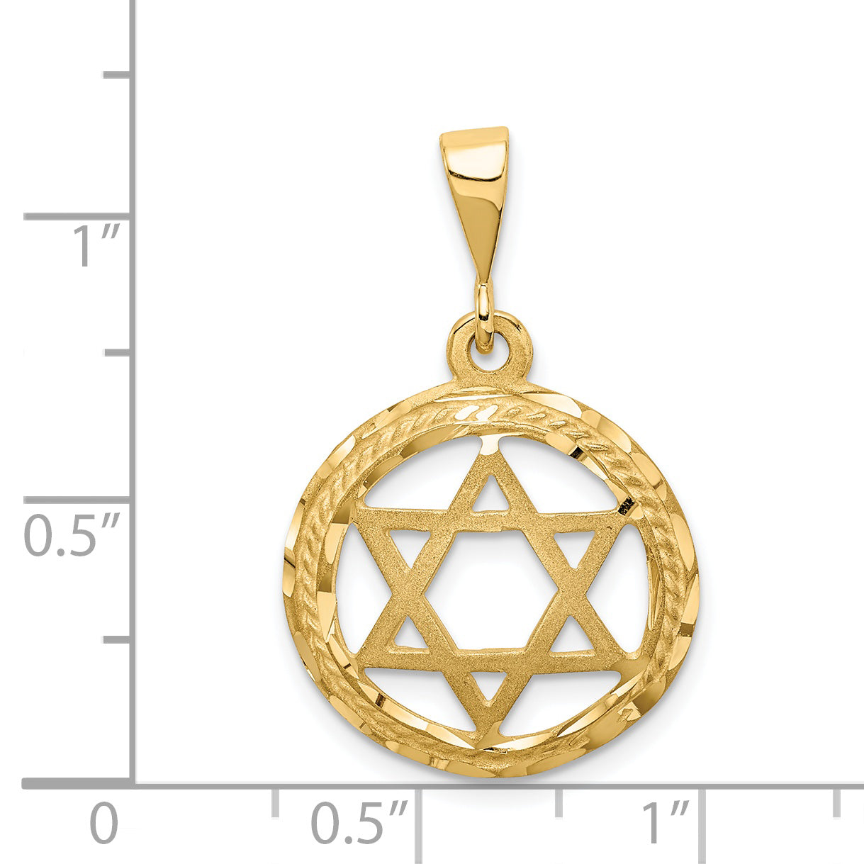 14k Star Of David Charm