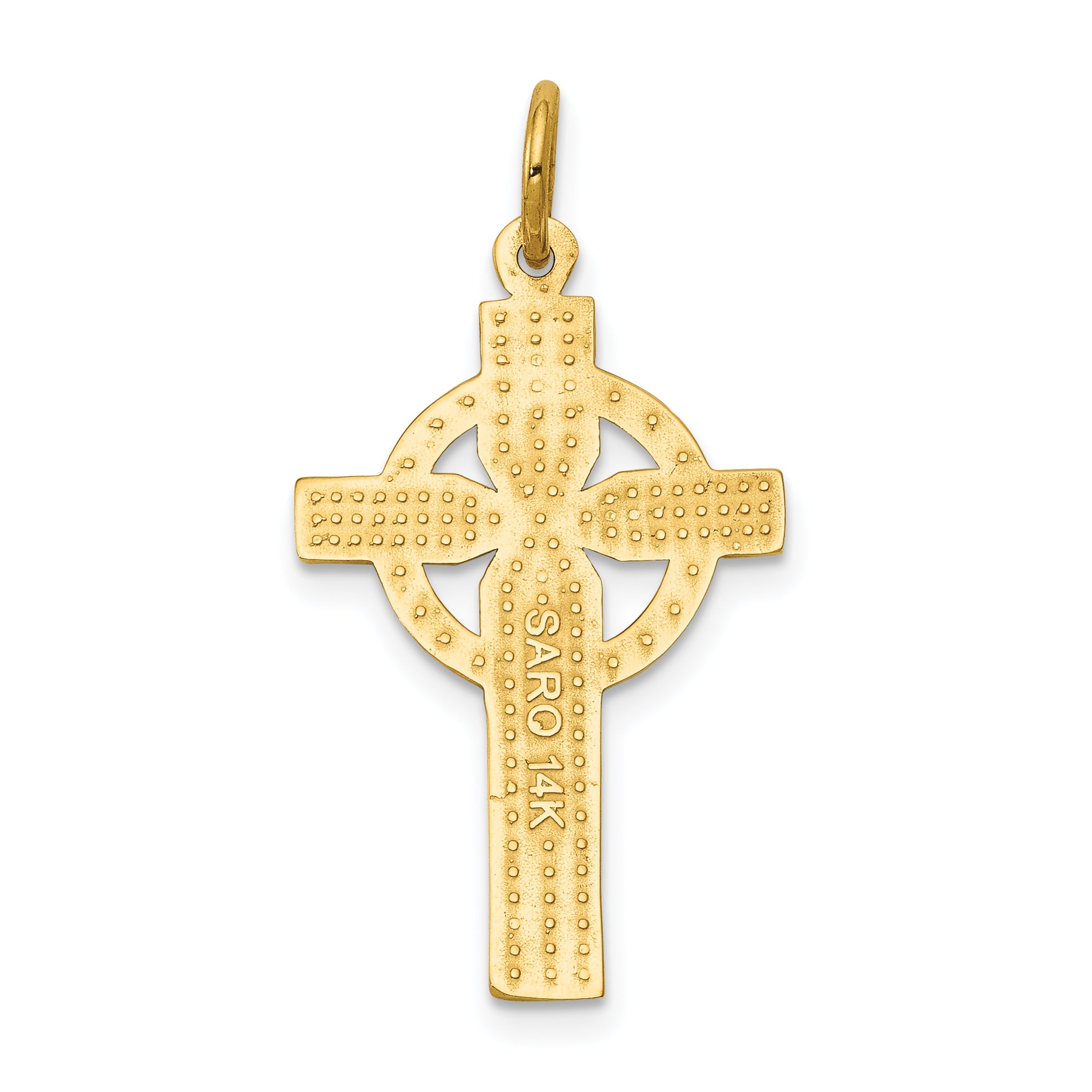 14k Celtic Cross Pendant