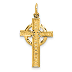 14k Celtic Cross Pendant