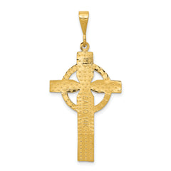 14k Celtic Cross Pendant